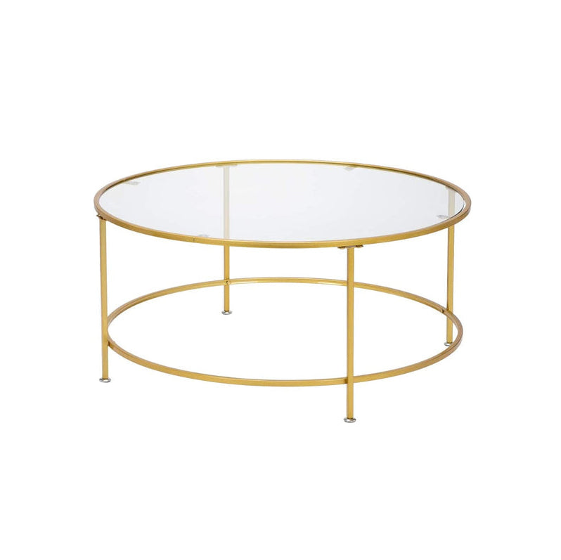 Round Gold Coffee Table Event City