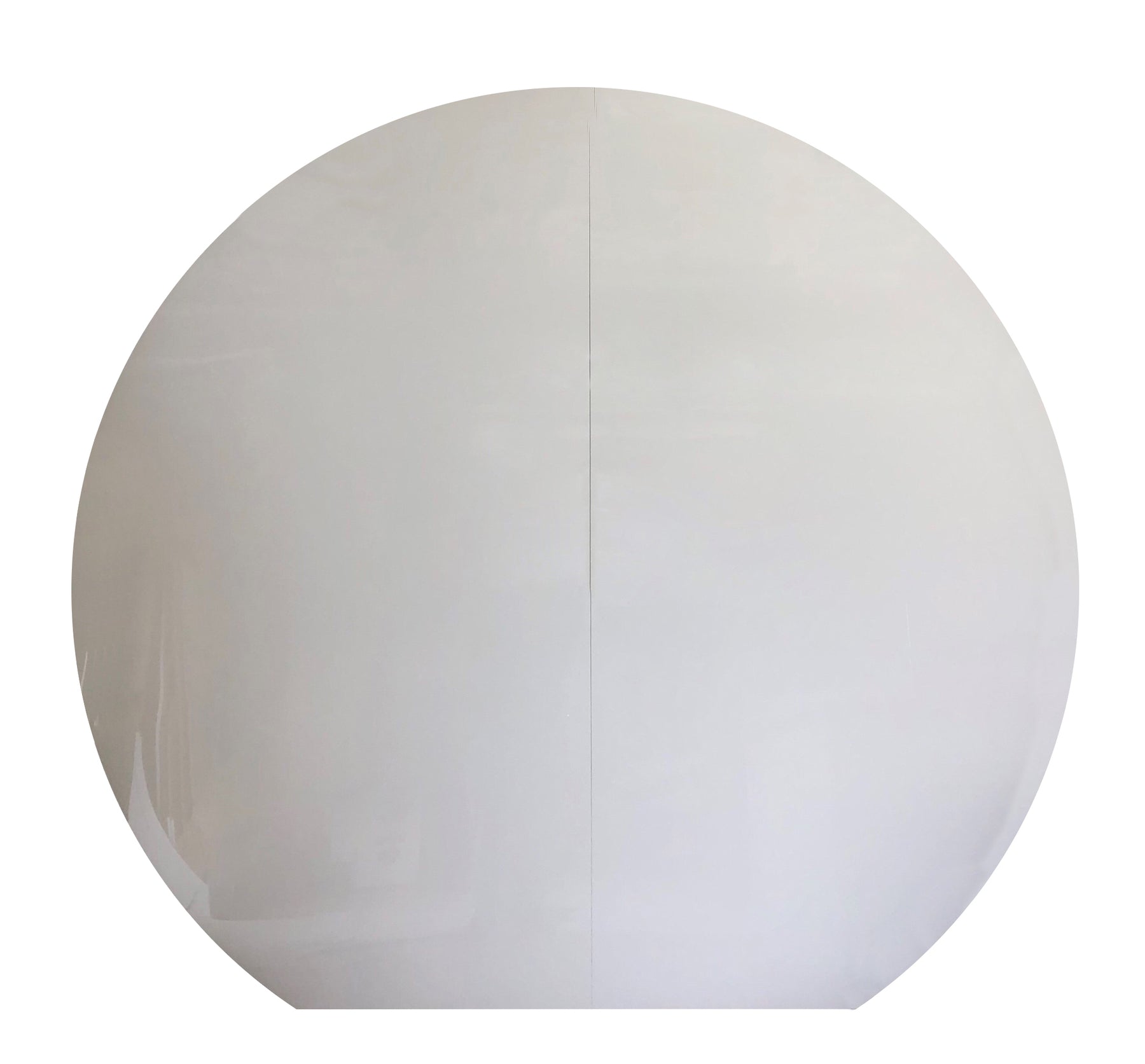Round White High Gloss Backdrop Event City